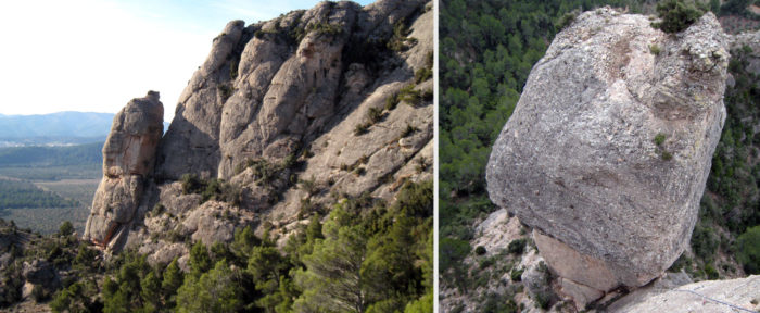 Des de l'aresta sud del Serrat de'n Muntaner sembla impossible que la Normal de l'Agulla del Frare de Baix no cubiqui més de IV+